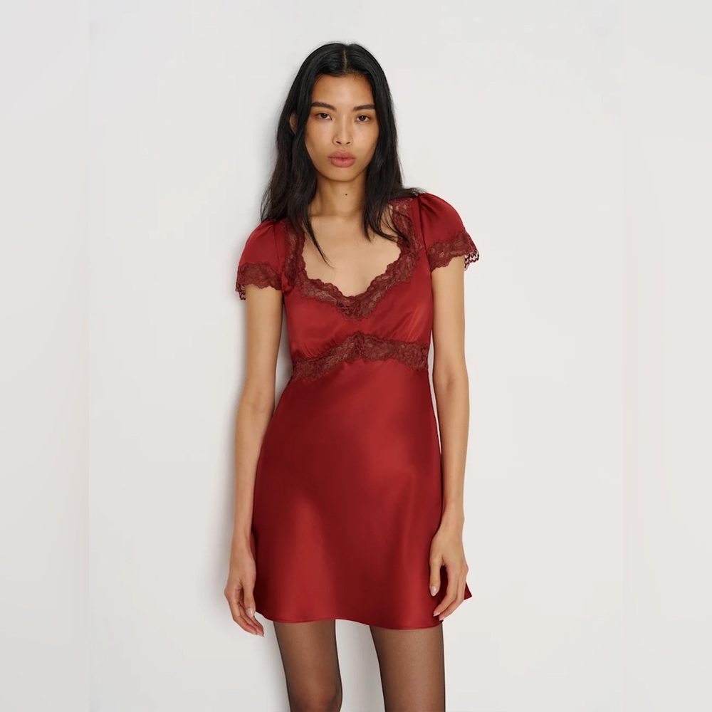 Reformation Romi Silk Dress